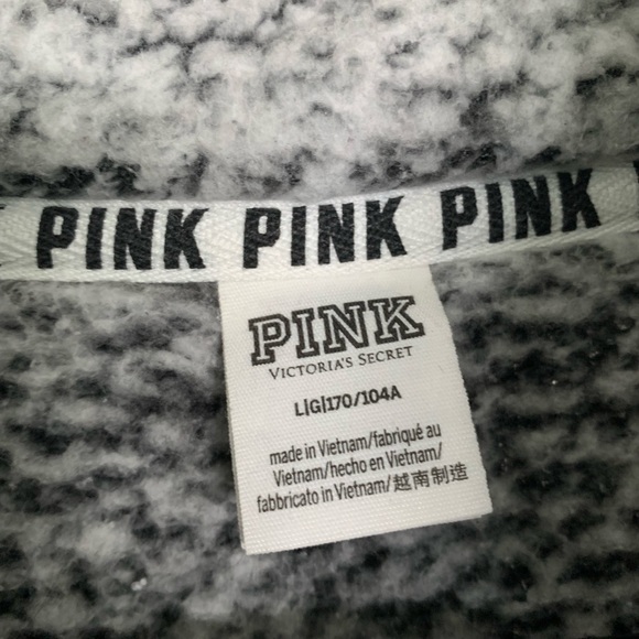 2 PINK Sherpa crewneck halfzips - Picture 8 of 8